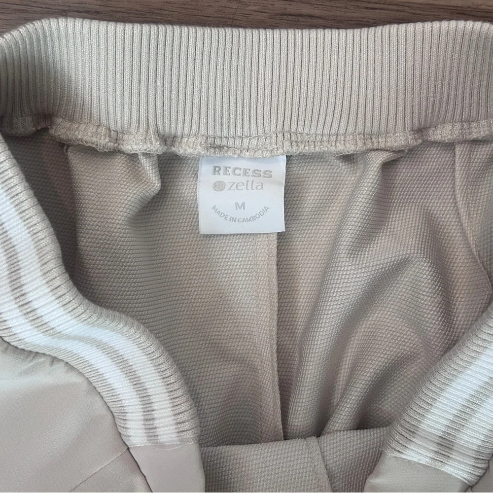Recess Pickleball X Zella Volley High Waist Pants M Grey Moonbeam Elastic Waist - Picture 5 of 10